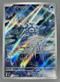 Cryogonal Pokemon 111/086 Black Bolt Illustration Rare Holo NM - Image 1