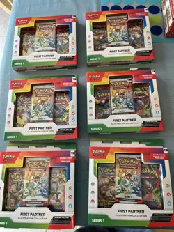 Pokemon First Partner Illustration Collection Series 1 - Lot of 6 SAME DAY SHIP✅ - Image 1