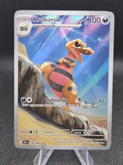 Krokorok 136/086 Pokemon Black Bolt IR - NM - Image 1