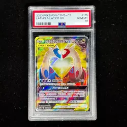 Pokemon TCG S-Chinese Latias &Latios GX 175/150 CSM2aC SR Sun&Moon PSA 10 MINT - Image 1
