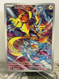 Pokemon Zeraora Sv07: Stellar Crown 151/142 Illustration Rare Holo - Image 1