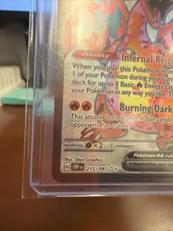 Shiny Charizard EX Promo SVP 074 Pokemon SV Paldean Fates Near Mint🤩📈 - Image 4