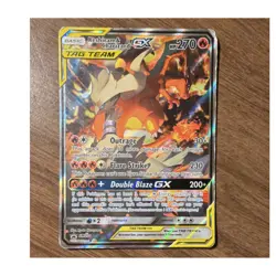 The Pokemon Company Reshiram & Charizard GX SM201 SM Promo Holo English 270 HP - Image 1