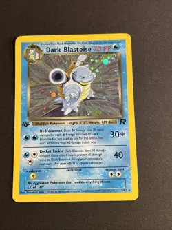 Pokemon Dark Blastoise 1st Edition Holo Rare Team Rocket 3/82 LP/NM - Image 2