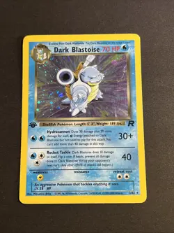 Pokemon Dark Blastoise 1st Edition Holo Rare Team Rocket 3/82 LP/NM - Image 3