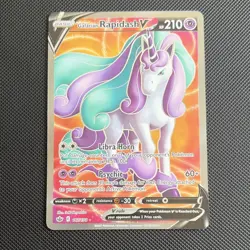 Pokemon Galarian Rapidash V 167/198 Chilling Reign Ultra Rare Full Art Holo 210… - Image 1