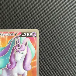 Pokemon Galarian Rapidash V 167/198 Chilling Reign Ultra Rare Full Art Holo 210… - Image 3