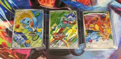 Pokemon TCG First Partner Illustration Collection Series 1 Kanto GEN 1 Starters - Image 1