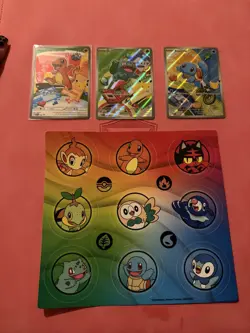 Pokemon TCG First Partner Illustration Collection Series 1 Kanto GEN 1 Starters - Image 4