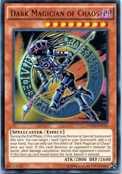 Yugioh: Dark Magician Of Chaos - YGLD-ENC02 - Ultra Rare - Unlimited - NM - Image 1