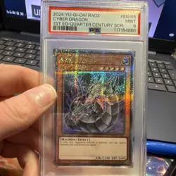 🤖 Cyber Dragon PSA 9 QCR 1st Ed Quarter Century Secret Rare 🤖 - Image 1