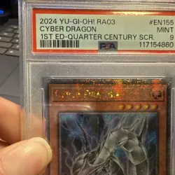 🤖 Cyber Dragon PSA 9 QCR 1st Ed Quarter Century Secret Rare 🤖 - Image 2