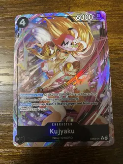 One Piece CCG Kujyaku EB03-041 Heroines Edition 6000 Power 4 Cost Character Card - Image 1