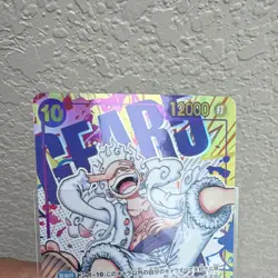 Bandai One Piece CCG Monkey D. Luffy OP05-119 Secret Rare Alt Art Foil Japanese - Image 5