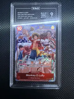 Tag 9 2025 One Piece Promos #006 Monkey D. Luffy Dallas Day MINT - Image 1