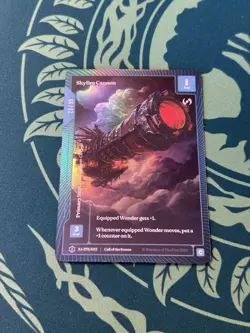 Sky Fire Cannon OCM FOIL 23/99 ALT ART Wonders Of The First Call Of The Stones - Image 2