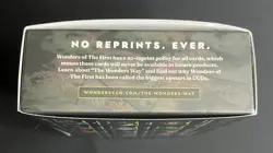 Wonders Of The First Dragon Box OPENED - 937/2699 Limited Foil EMPTY Box only - Image 5
