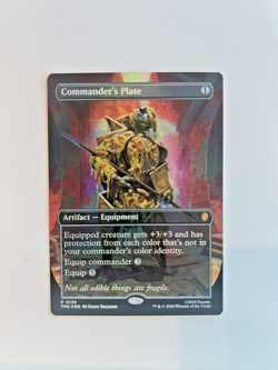 Commander's Plate (Borderless) Comander: Teenage Mutant Ninja Turtles Foil Promo - Image 1