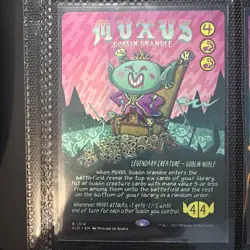 MTG Secret Lair Muxus, Goblin Grandee 1314 Goblin & Squabb goblin storm upgrade - Image 1