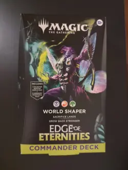Magic The Gathering Commander Deck - Edge Of Eternities - World Shaper - Image 1