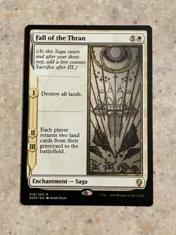 MTG NM Fall of Thran [Dominaria] - Image 1