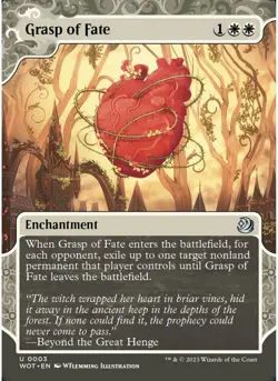 Grasp of Fate 3 MTG NM - Wilds of Eldraine: Enchanting Tales - Image 1