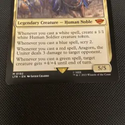 Aragorn, the Uniter Universes Beyond: the Lord of the Rings; MTG - Image 4