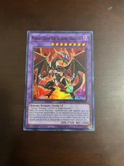 YuGiOh! - Masquerade The Blazing Dragon MP22-EN208 Super Rare 1st Edition NM - Image 1