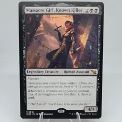 MTG Massacre Girl Known Killer - Foil - Murders at Karlov Manor - #94 - Image 1