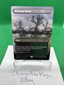Magic The Gathering, Blooming Marsh, (Borderless) OoTJ, Regular - Image 1