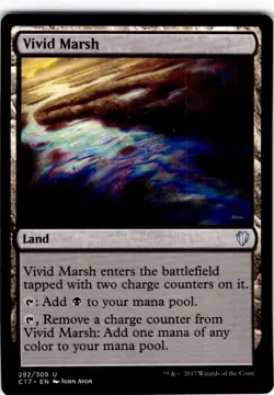 MTG Vivid Marsh Commander 2017 Uncommon #292 - Image 1