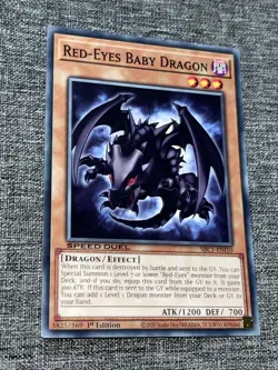 Yugioh! Red-Eyes Baby Dragon - SBC1-ENI10 - Common - 1st Edition NM Speed Duel - Image 1