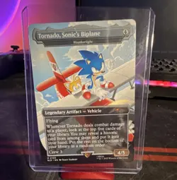 Wizards of the Coast Tornado, Sonic's Biplane Foil Secret Lair Mythic 2100 EN - Image 1