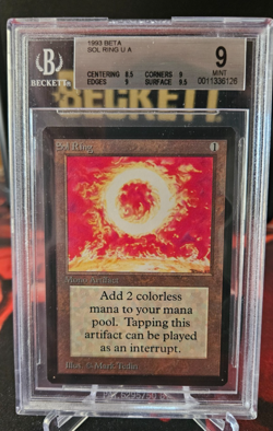 Beta - Sol Ring - MTG - BGS 9 Mint B+ - Image 1
