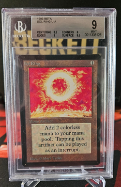 Beta - Sol Ring - MTG - BGS 9 Mint B+ - Image 2