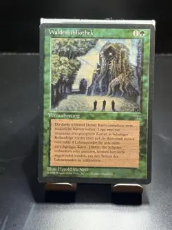 Wizards of the Coast MTG Sylvan Library Enchantment German 1995 Harold McNeill - Image 2