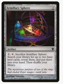 Armillary Sphere | MTG Commander 2013 | EDH Staple Ramp | LP - Image 1