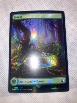 Magic The Gathering Final Fantasy Forest Foil Lot - Image 2