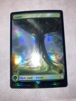 Magic The Gathering Final Fantasy Forest Foil Lot - Image 4