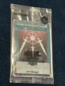Swords Of Revealing Light Quarter Centuary Rare QCR 2024 Yugioh Worlds Envelope - Image 2