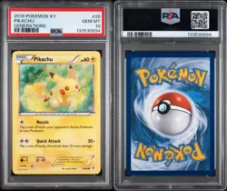 2016 POKEMON XY GENERATIONS #26 PIKACHU PSA 10 - Image 2