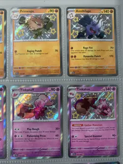 Pokemon TCG Paldean Fates Baby Shiny Holo Rare Lot of 9 Cards NM Shiny Rare SV - Image 3