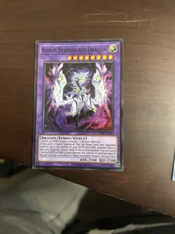 KHAOS STARSOURCE DRAGON UNLIMITED OP28-EN008 SUPER RARE YUGIOH PACK FRESH - Image 1