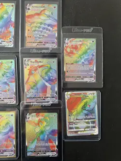11 Full Art Rainbow Pokemon Card LOT Mint Rare Mixed US - Image 3