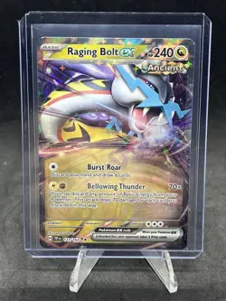Pokemon Temporal Forces Raging Bolt EX Double Rare 123 #123/162 - Image 1