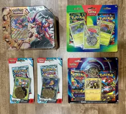 Pokemon Card Lot SEALED 🔥 Koraidon ex Tin + Booster Blisters + Packs Bundle - Image 1