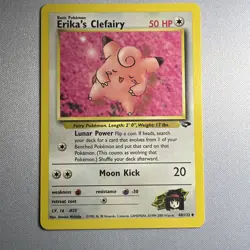 Pokemon TCG Erika's Clefairy 40/132 - Gym Challenge Light Play - Image 1