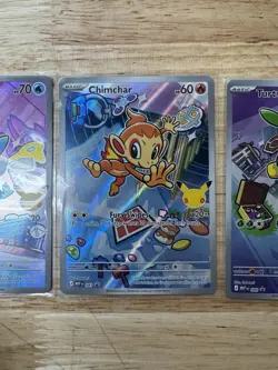 First Partner Series 1 Turtwig Chimchar Piplup Promo Set 040 041 042 Pokemon TCG - Image 2