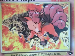 Brock's Vulpix - 37/132 - Uncommon WOTC TCG—Gym Challenge Pokemon Card - Image 2
