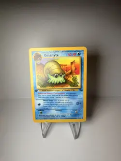 Omanyte 52/62 1st Edition Pokemon Fossil - Image 1